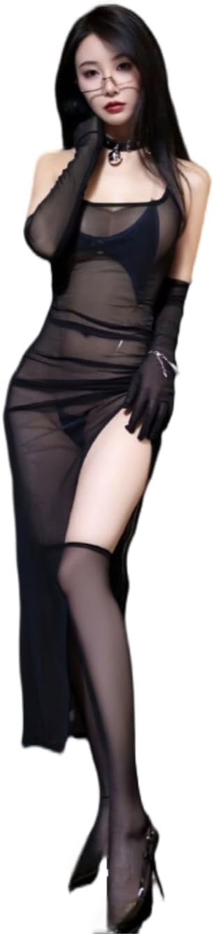 Lingerie Set Officer Christmas Policewoman Babydoll Women Lolita Party Doctor Leotard Mesh Sexy Garter Gothic