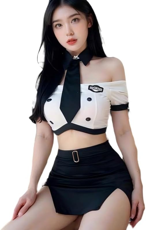 Garter Mesh Women Nightwear aprons anime Babydoll Student Attendant lingerie naughty Teacher Officer sexy Gothic