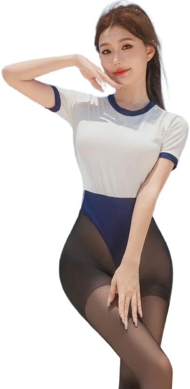 Anime Bodysuit Lingerie Teacher schoolgirl Sleepwear Cosplay Uniform Women Babydoll Nightshirt Nightgown Sexy