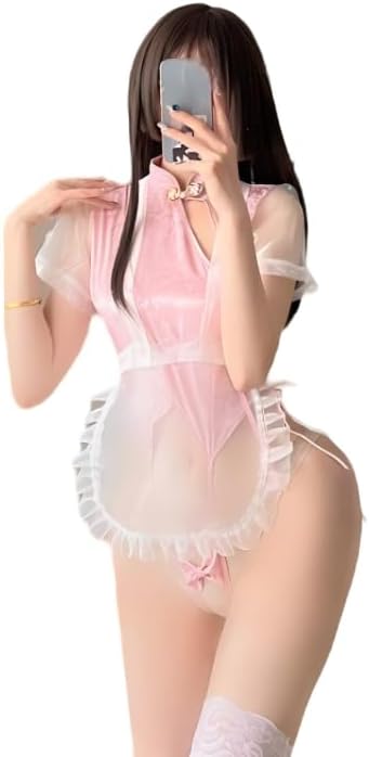 Pilot Policewoman Nightwear lingerie Gothic Role Teacher Leotard Uniform Cop anime Doctor Cosplay Mesh Dress
