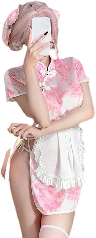 Garter Mesh Women Nightwear aprons anime Babydoll Student Attendant lingerie naughty Teacher Officer sexy Gothic