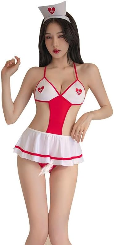 Doctor Dress sissy sexy Lingerie Christmas Cop Sleepwear Policewoman Perspective Cosplay Outfit Party Girl Sailor
