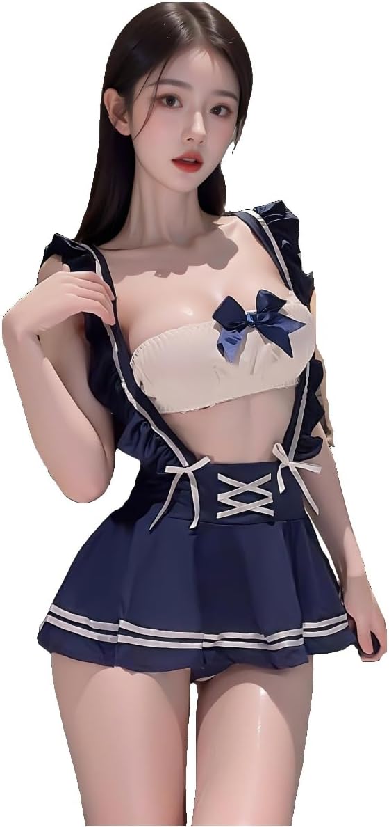 Cosplay Costume Lingerie Nightshirt Uniform Bodysuit Lace Maid Outfit Schoolgirl Set Sexy Anime Babydoll