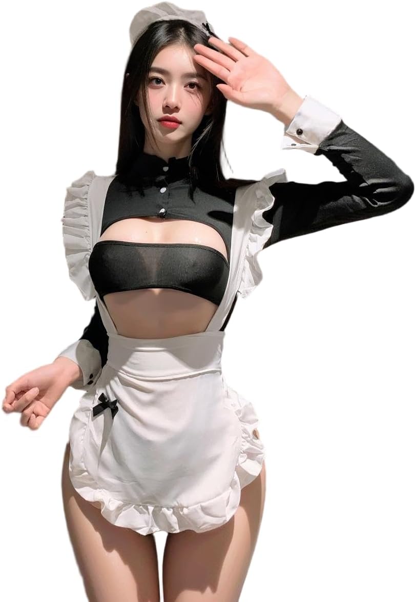 Anime Bodysuit Lingerie Teacher schoolgirl Sleepwear Cosplay Uniform Women Babydoll Nightshirt Nightgown Sexy