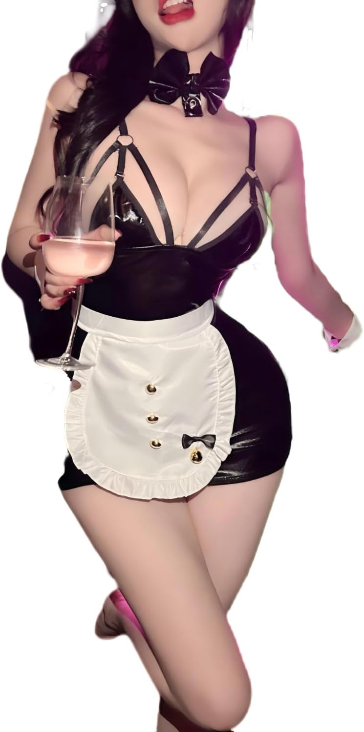 Fancy Chemise sexy Party Student Girl Attendant Perspective Gothic Nurse Officer Secretary Mesmerizing Leotard naughty